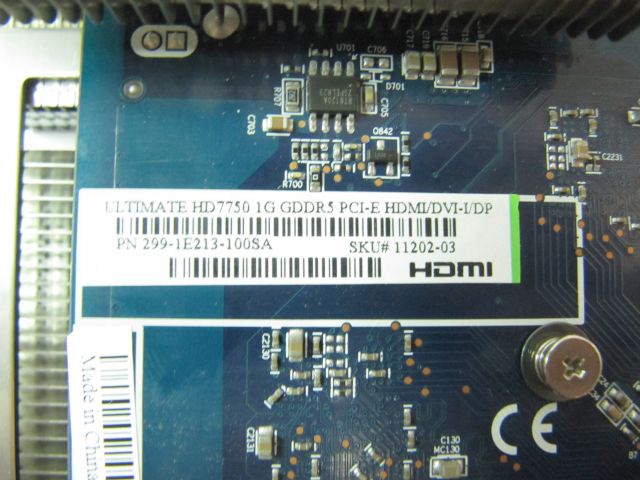 Видеокарта PCI-E Sapphire Radeon HD7750 1GB - Pic n 254614