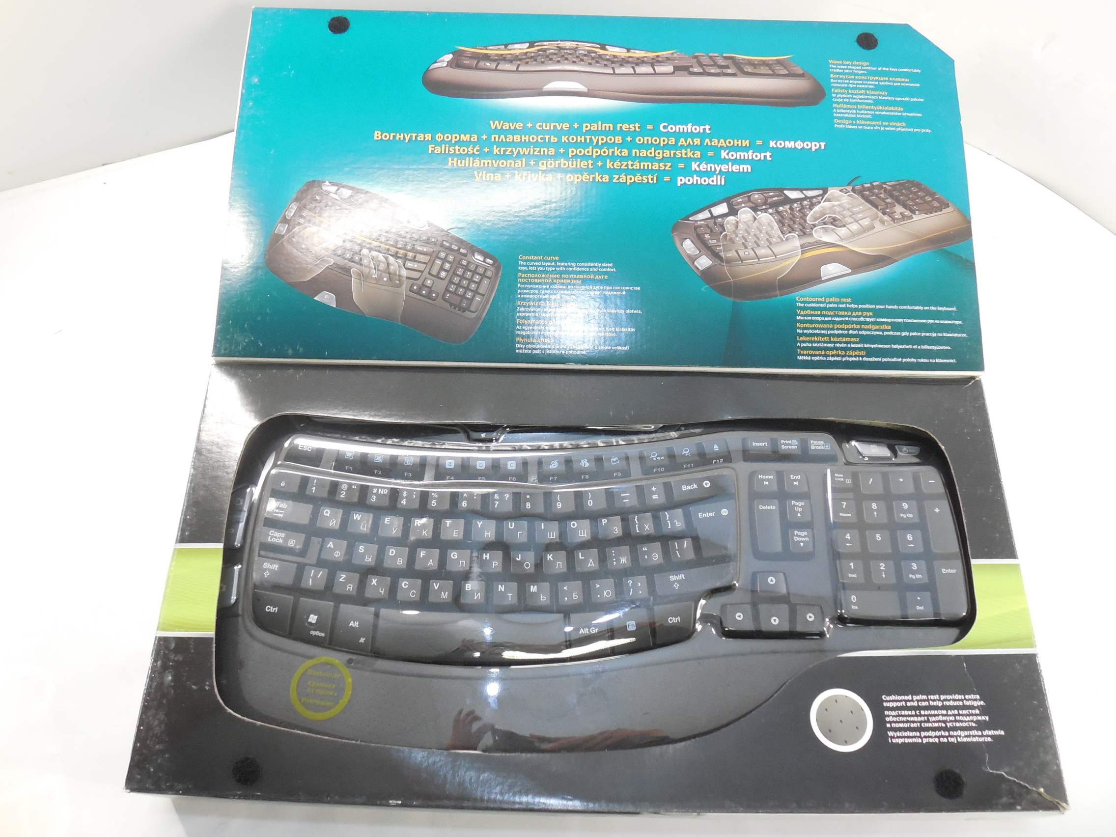 Клавиатура мультимедийная Lgitech Wave Keyboard - Pic n 257340