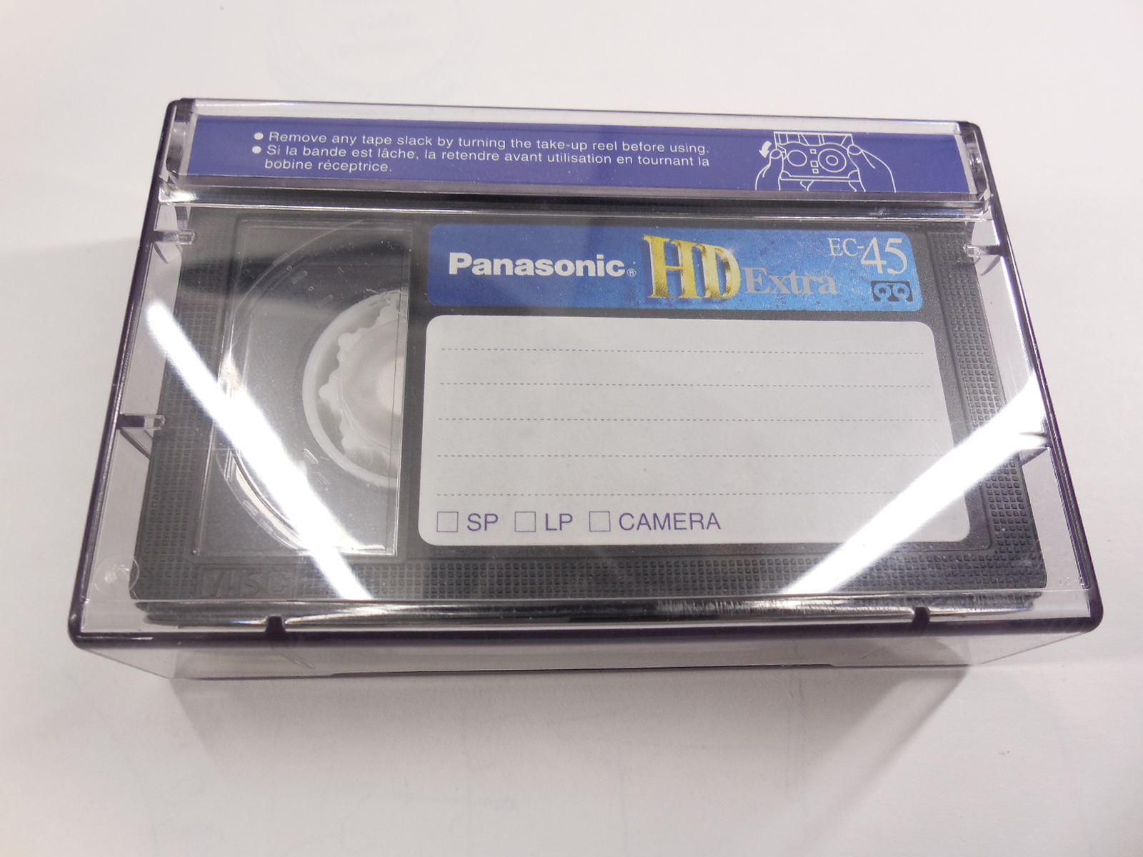 Кассета панасоник. Кассета Panasonic EC-45. Panasonic VHS-C кассета. Видеокассета VHS-C Panasonic HD Extra (EC-45). Видеокассета ec45.
