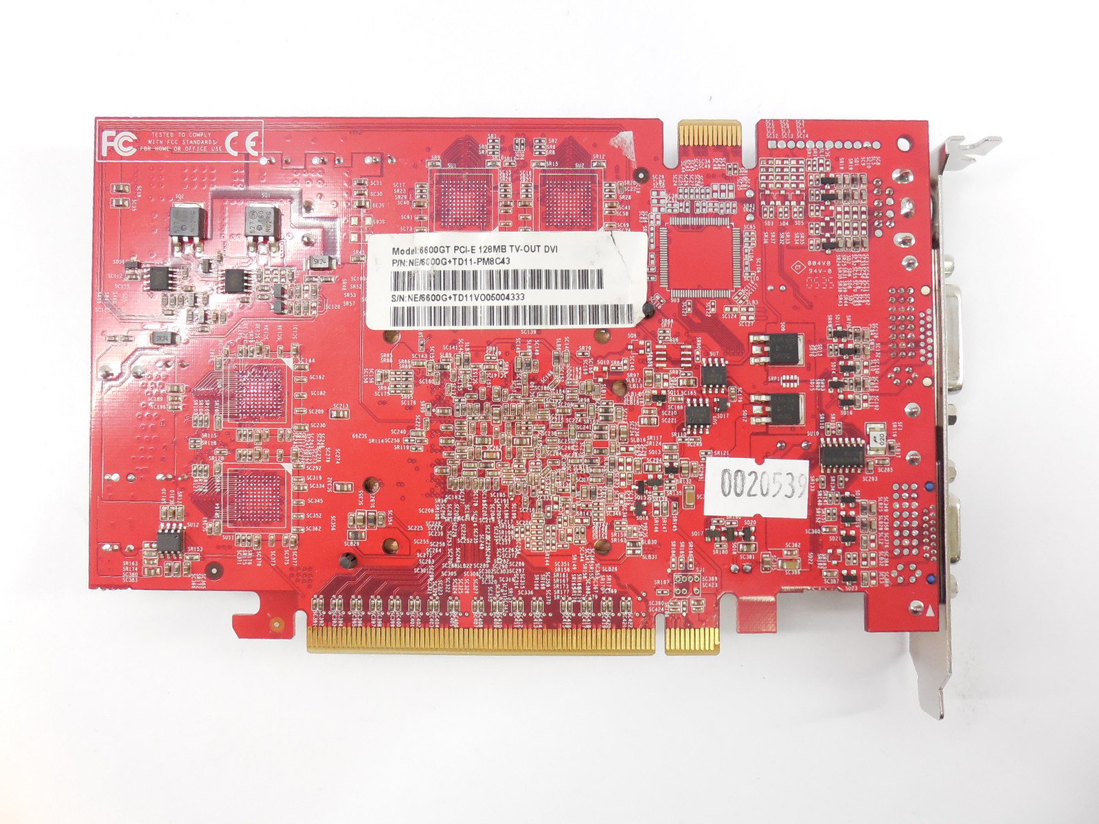 Видеокарта PCI-E nVIDIA GeForce 6600, 128Mb - Pic n 259612