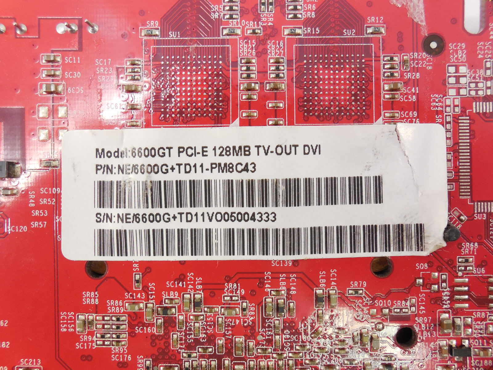 Видеокарта PCI-E nVIDIA GeForce 6600, 128Mb - Pic n 259612