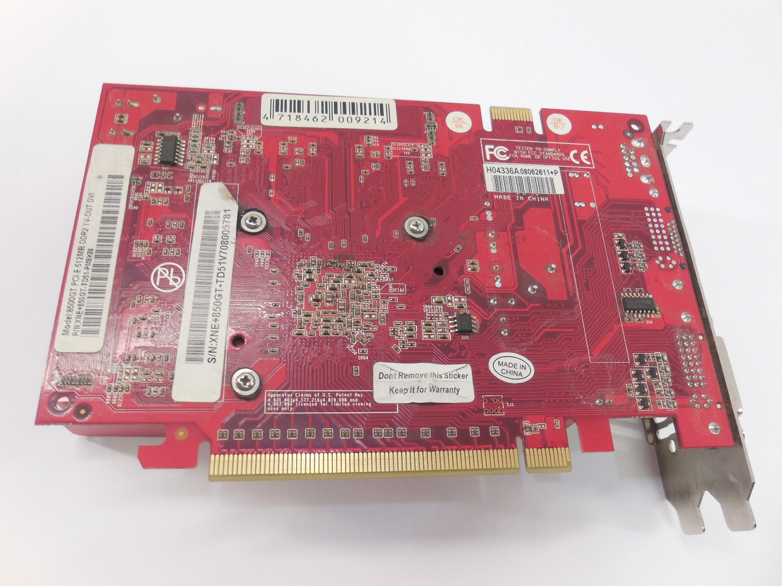 Видеокарта PCI-E Gainward GeForce 8500GT 512Mb