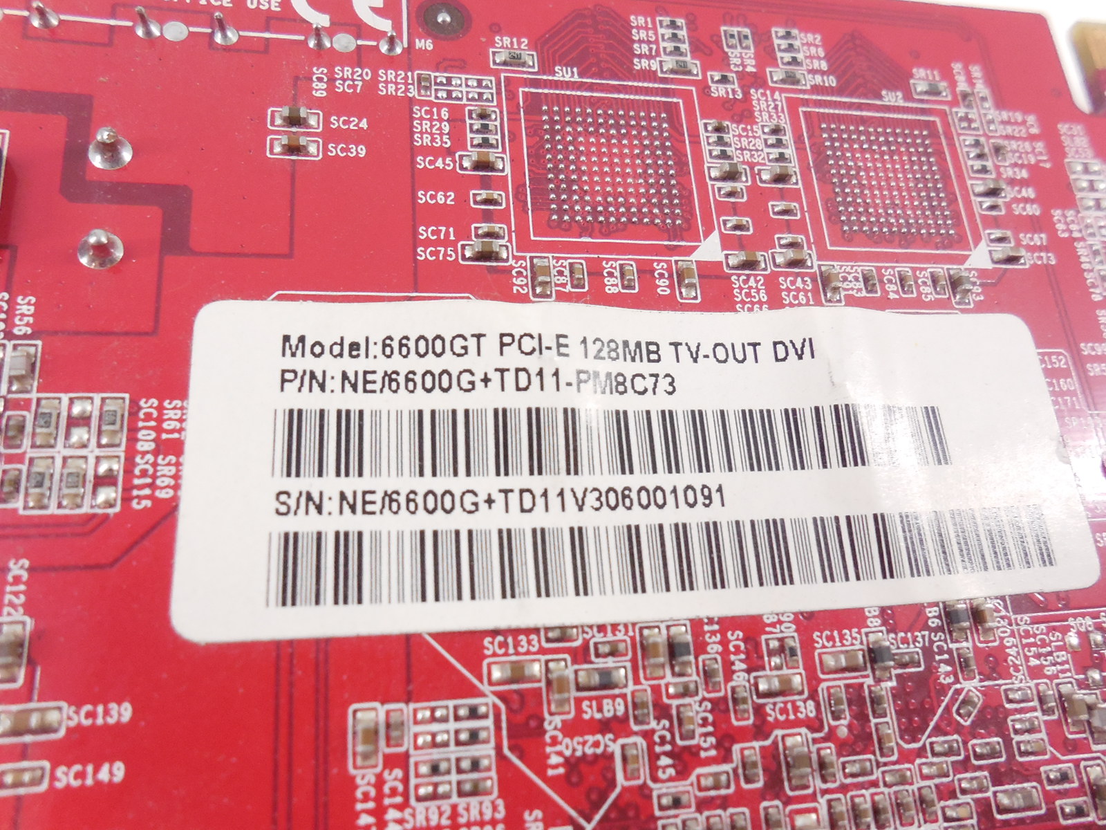 Видеокарта PCI-E GeForce 6600 GT 128mb - Pic n 261417