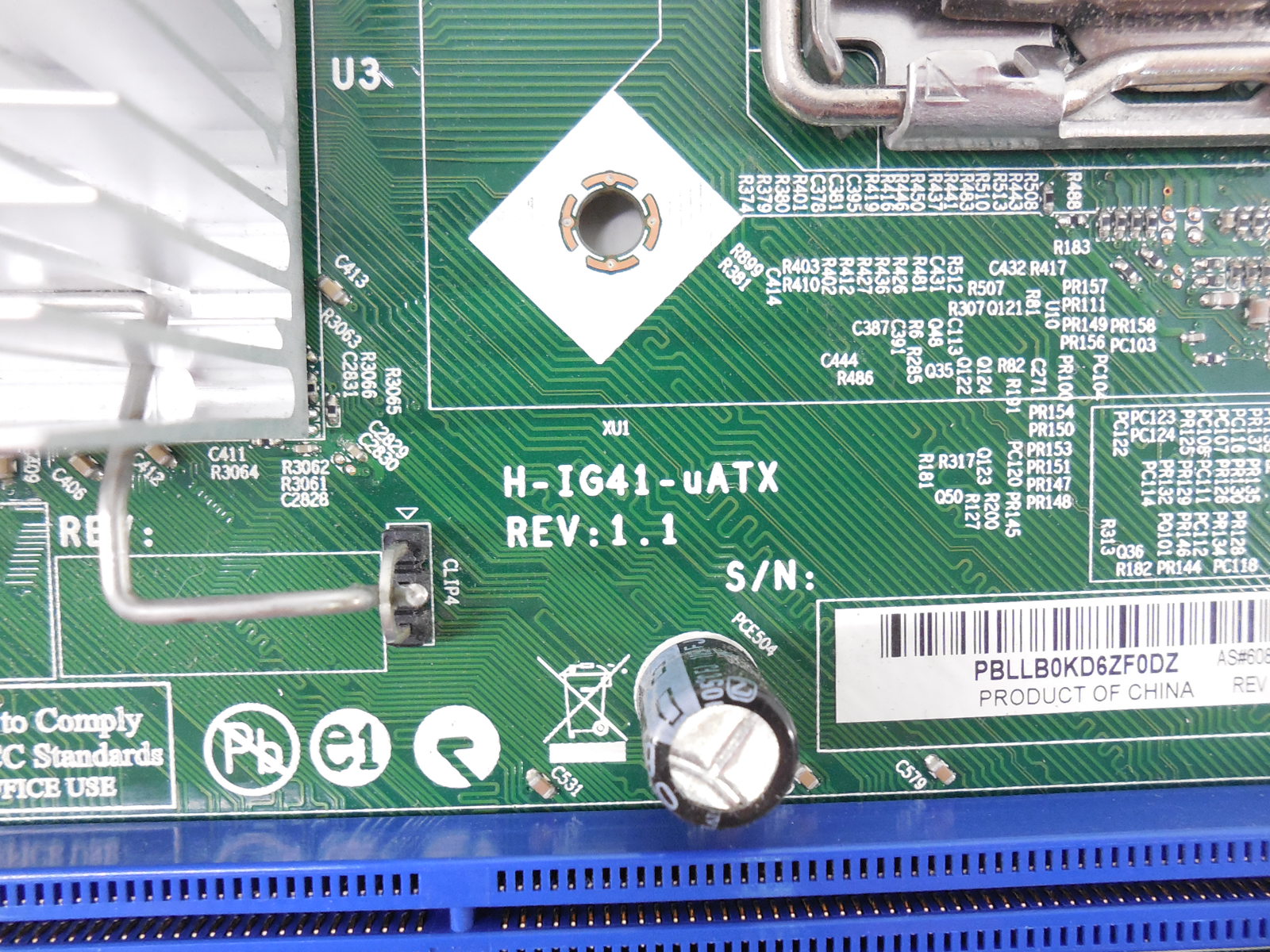 Материнская плата Foxconn H-IG41-uATX - Pic n 261654