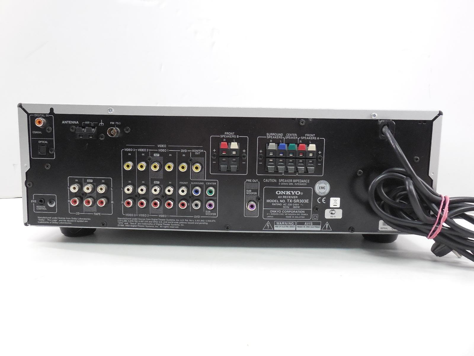 Ресивер Onkyo TX-SR303E - Pic n 262004