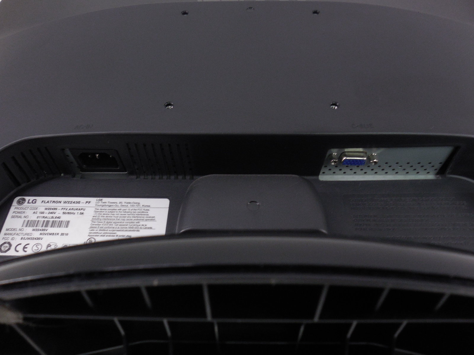 ЖК-монитор 21,5" LG Flatron W2243S - Pic n 262635