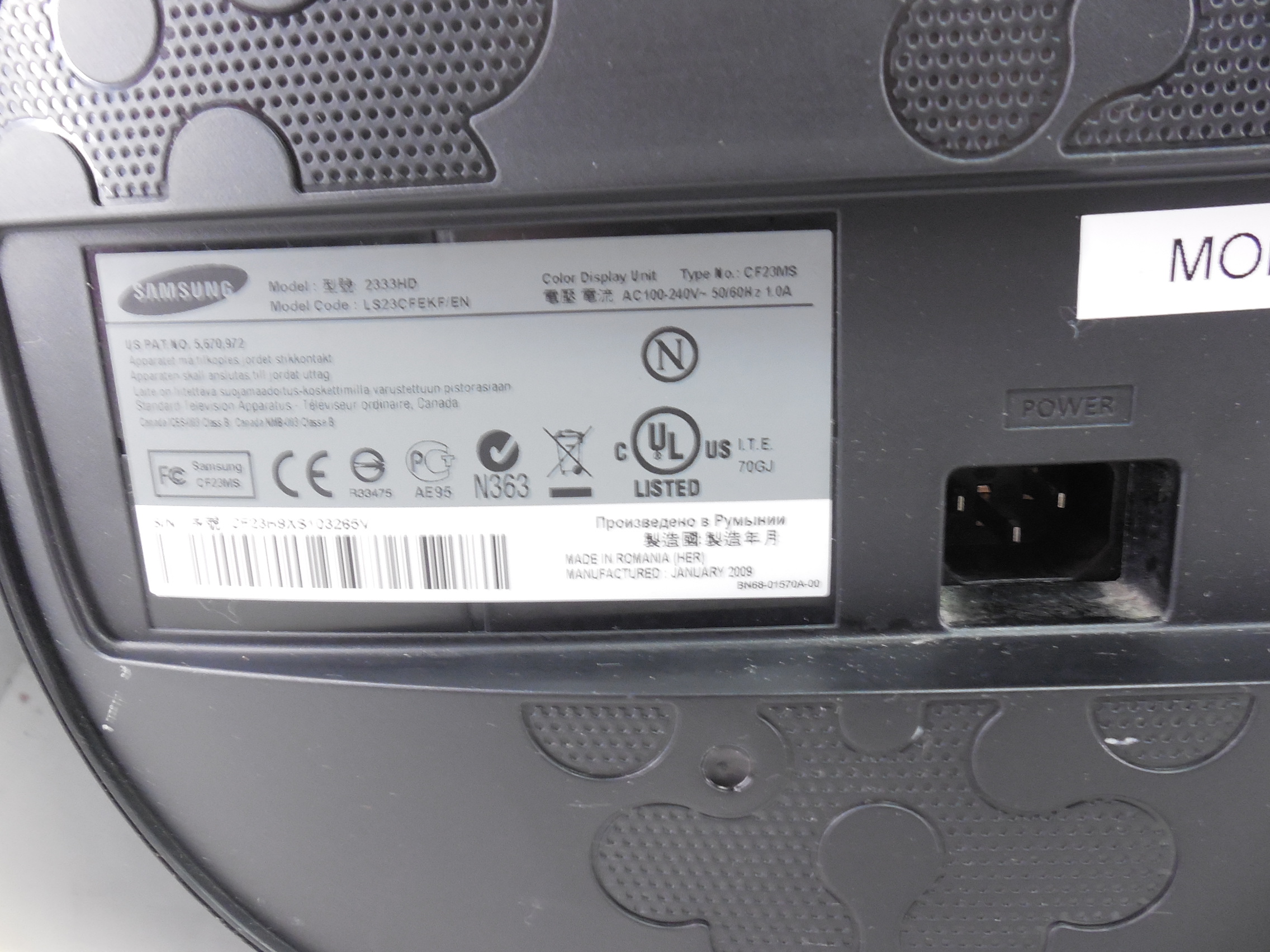 ЖК-монитор 23" Samsung 2333HD - Pic n 263297