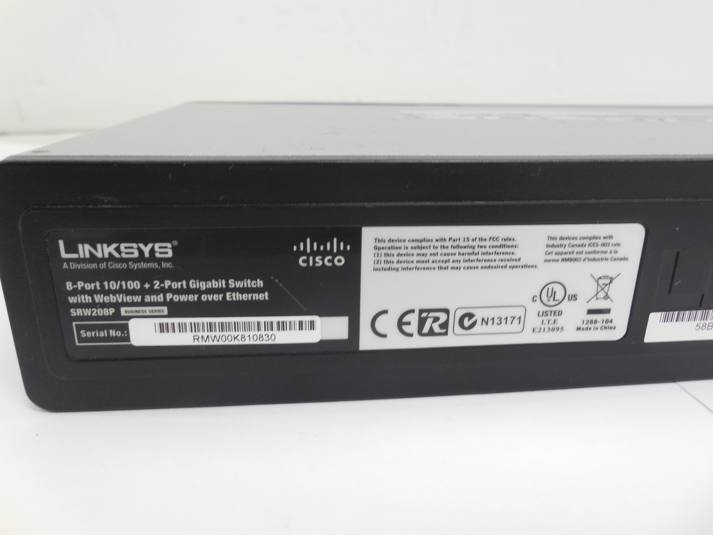 Коммутатор (Switch) Linksys Business Series SRW208 - Pic n 264503