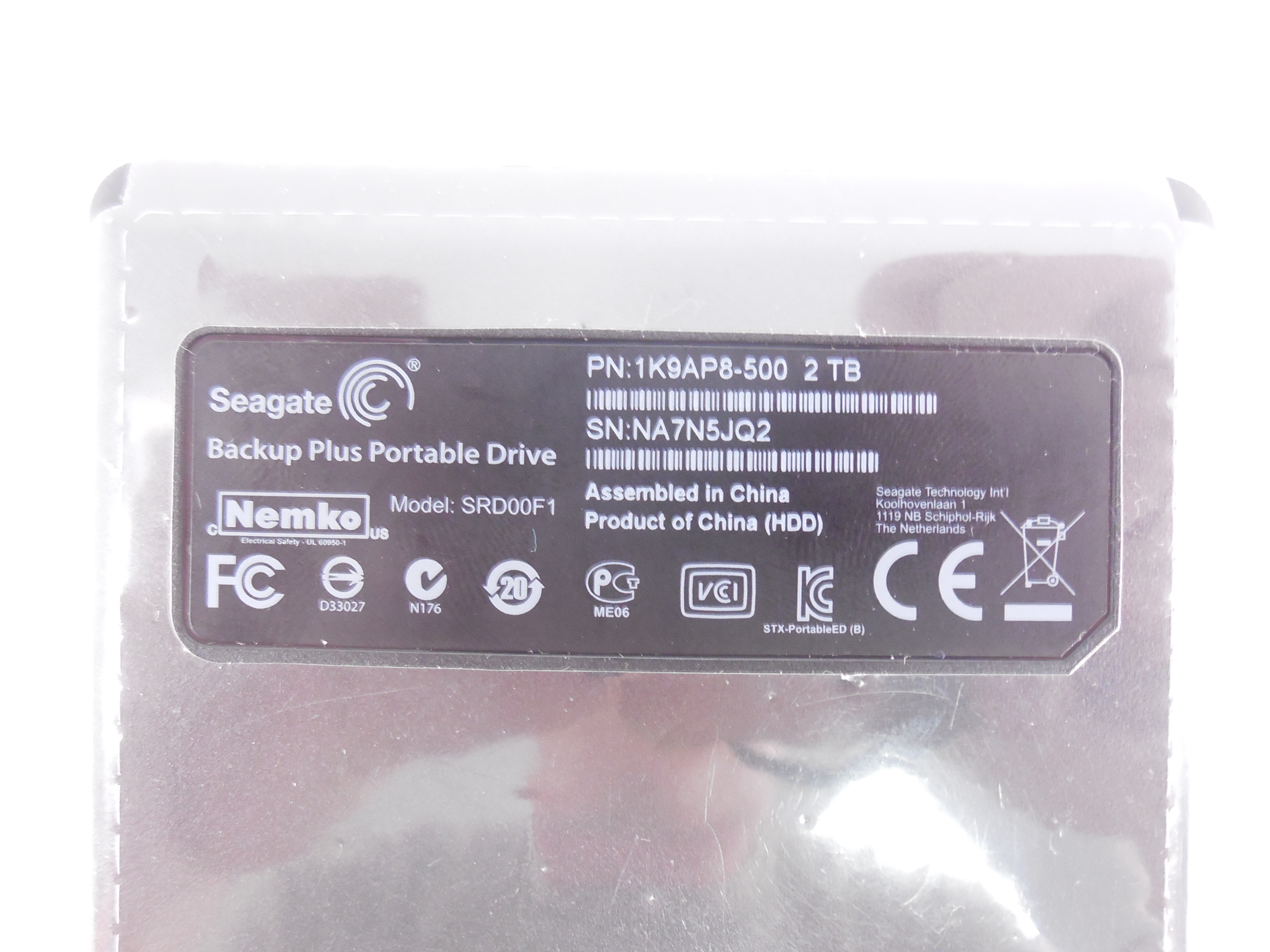 Внешний HDD SEAGATE Backup Plus Slim 2 Тб - Pic n 265809