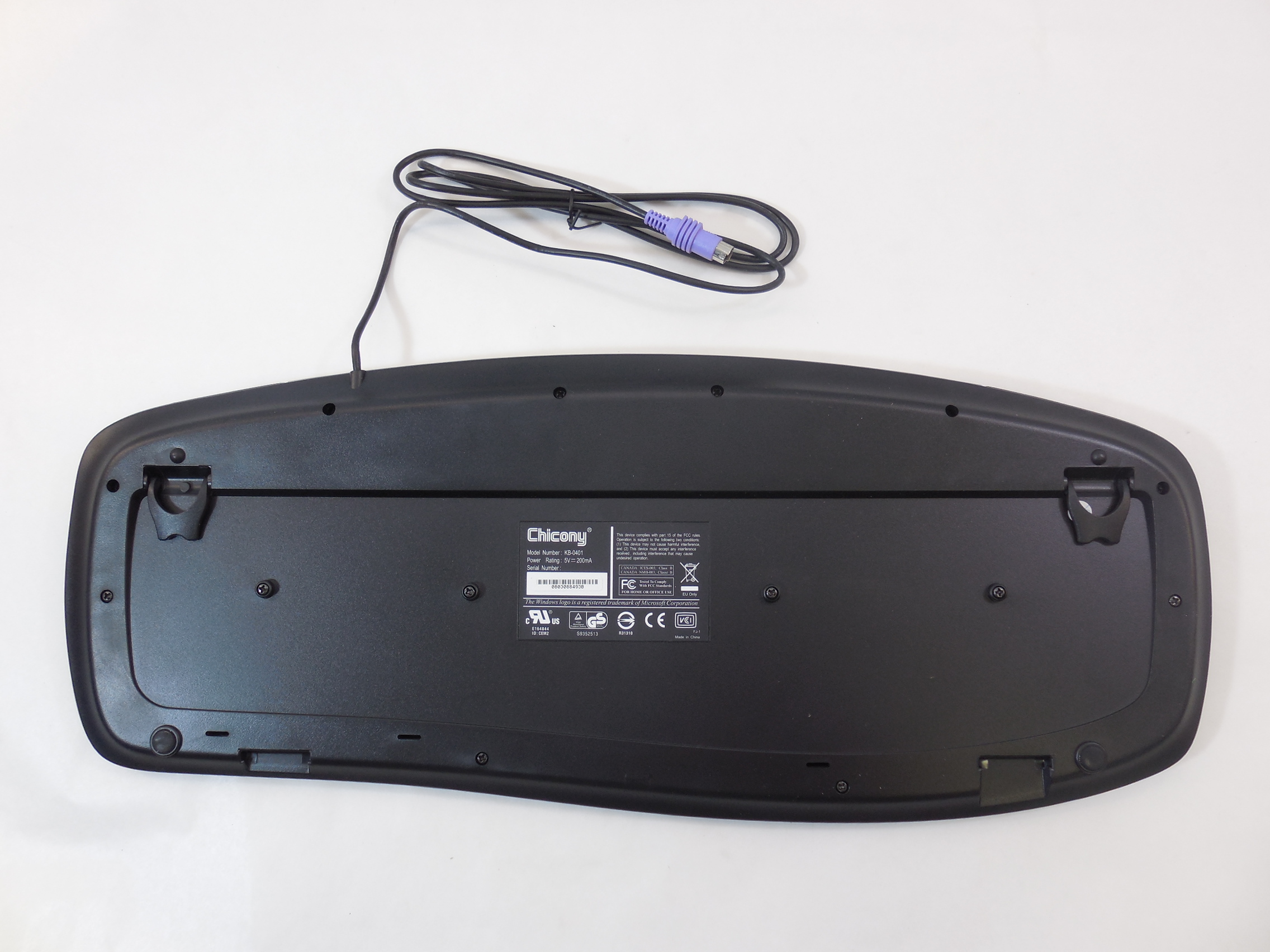 Клавиатура Chicony KB-0401 Black PS/2 - Pic n 274788