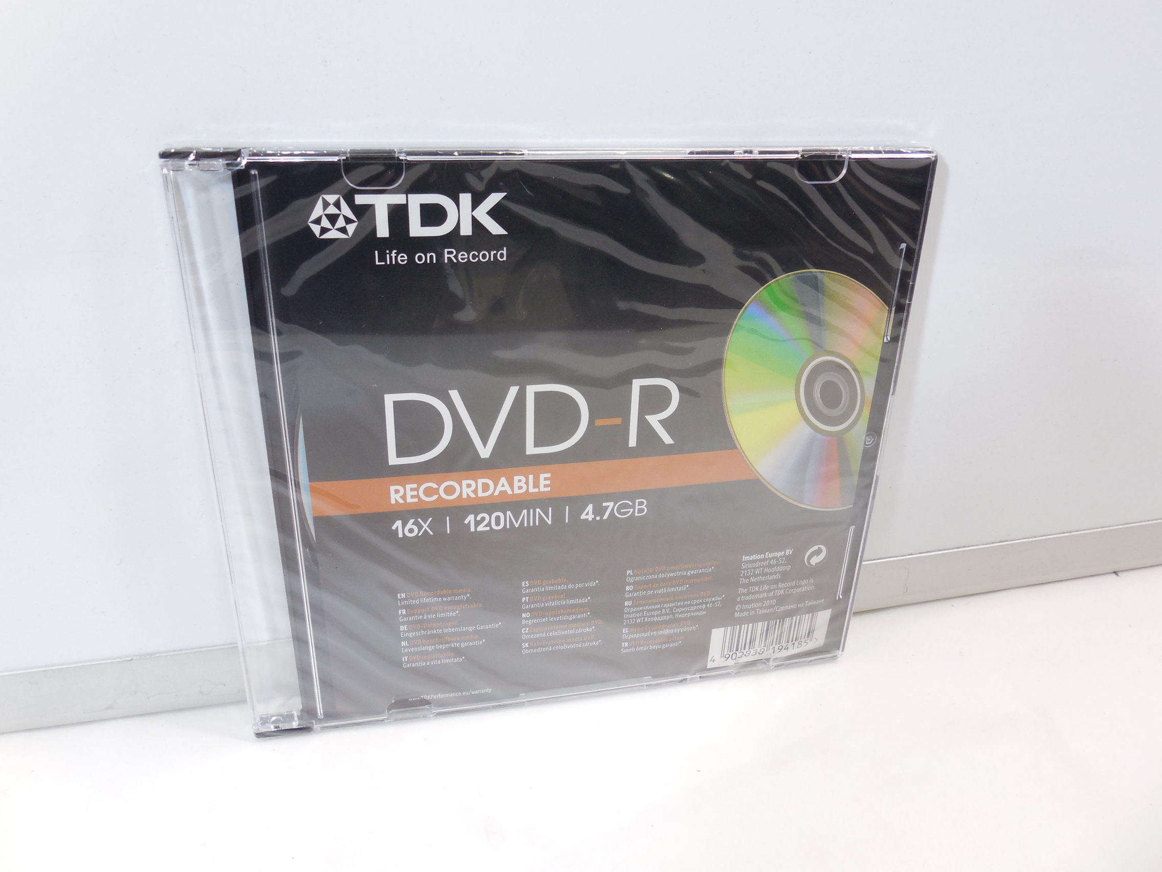 Компакт-диск DVD-R 4.7Gb TDK - Pic n 274916
