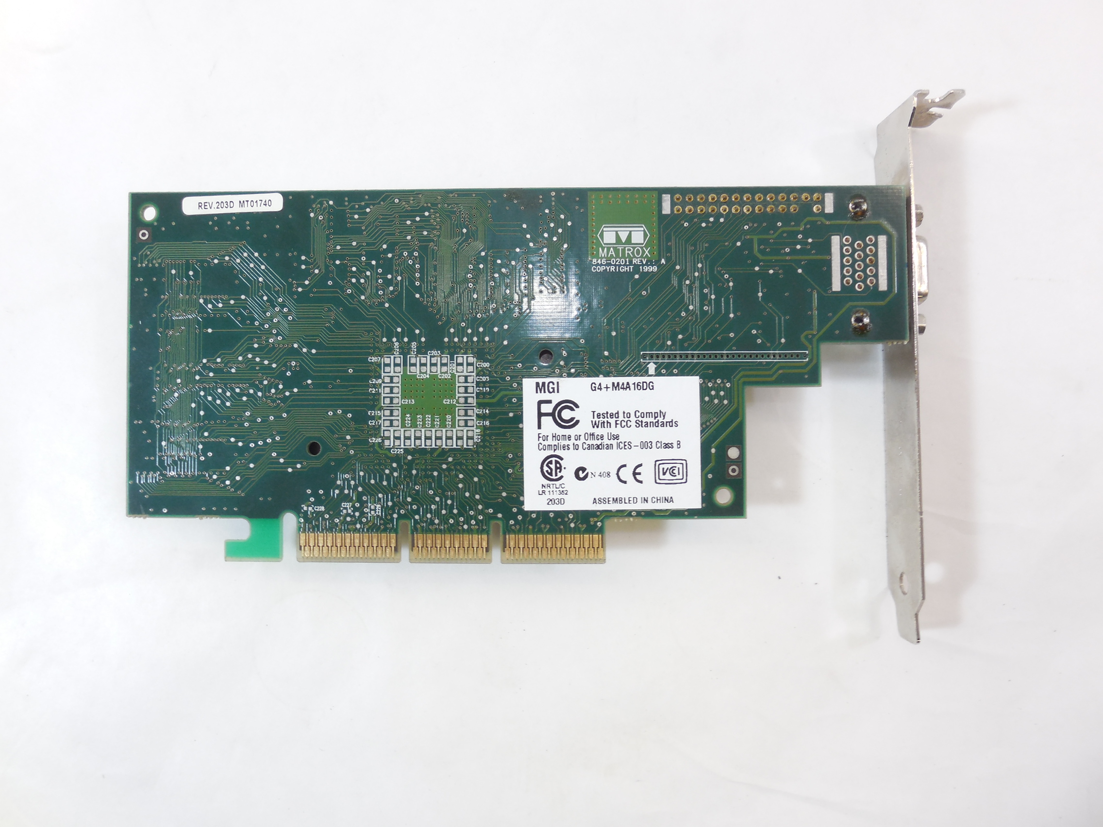 Видеокарта AGP Matrox MGI G4+M4A16DG - Pic n 276660