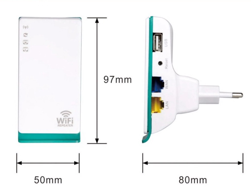 Универсальный мини WiFi роутер/репитер 300MB/s - Pic n 279412