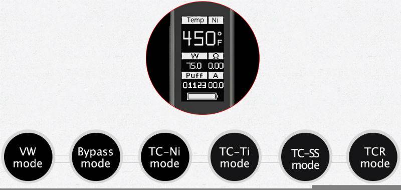 Электронный Вейп Wismec Reuleaux RX75 - Pic n 279541