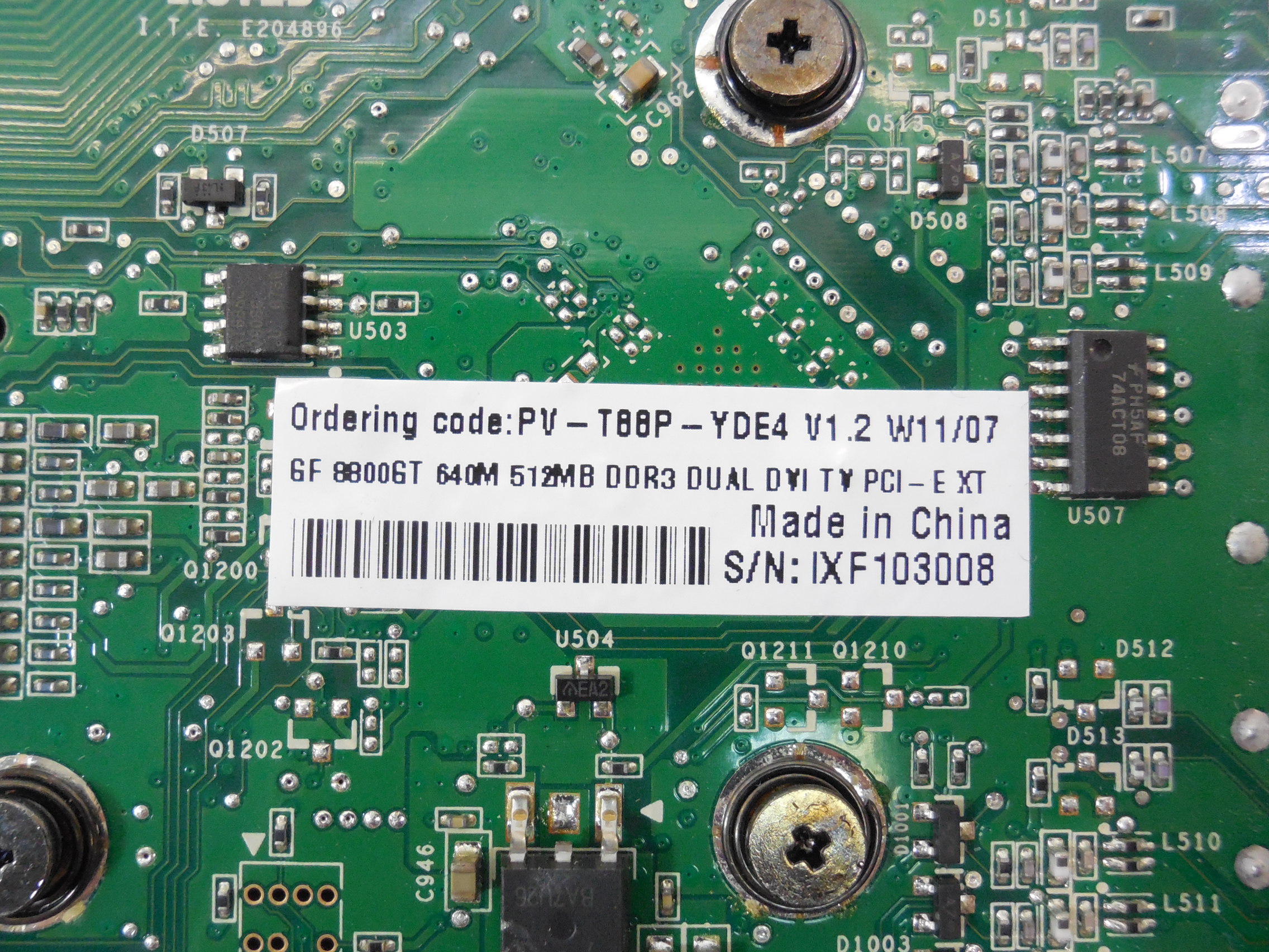 Видеокарта PCI-E XFX GeForce 8800 GT /512Mb - Pic n 279766