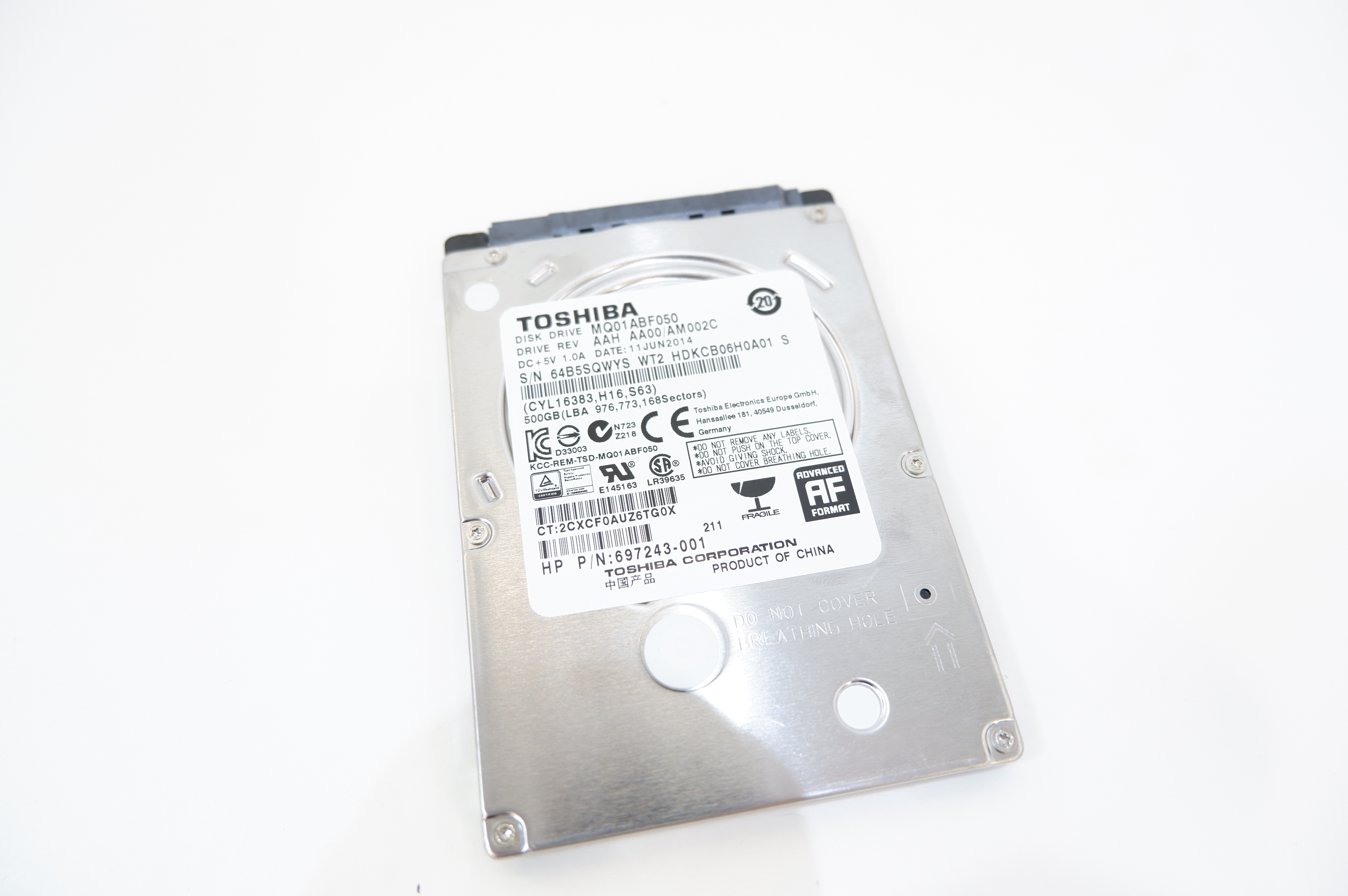 Жесткий диск 2.5 SSHD 500GB Toshiba - Pic n 281244