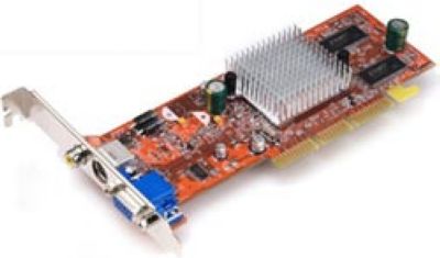 Видеокарта AGP ATI Radeon 9200SE /64Mb /VGA /TV-Out