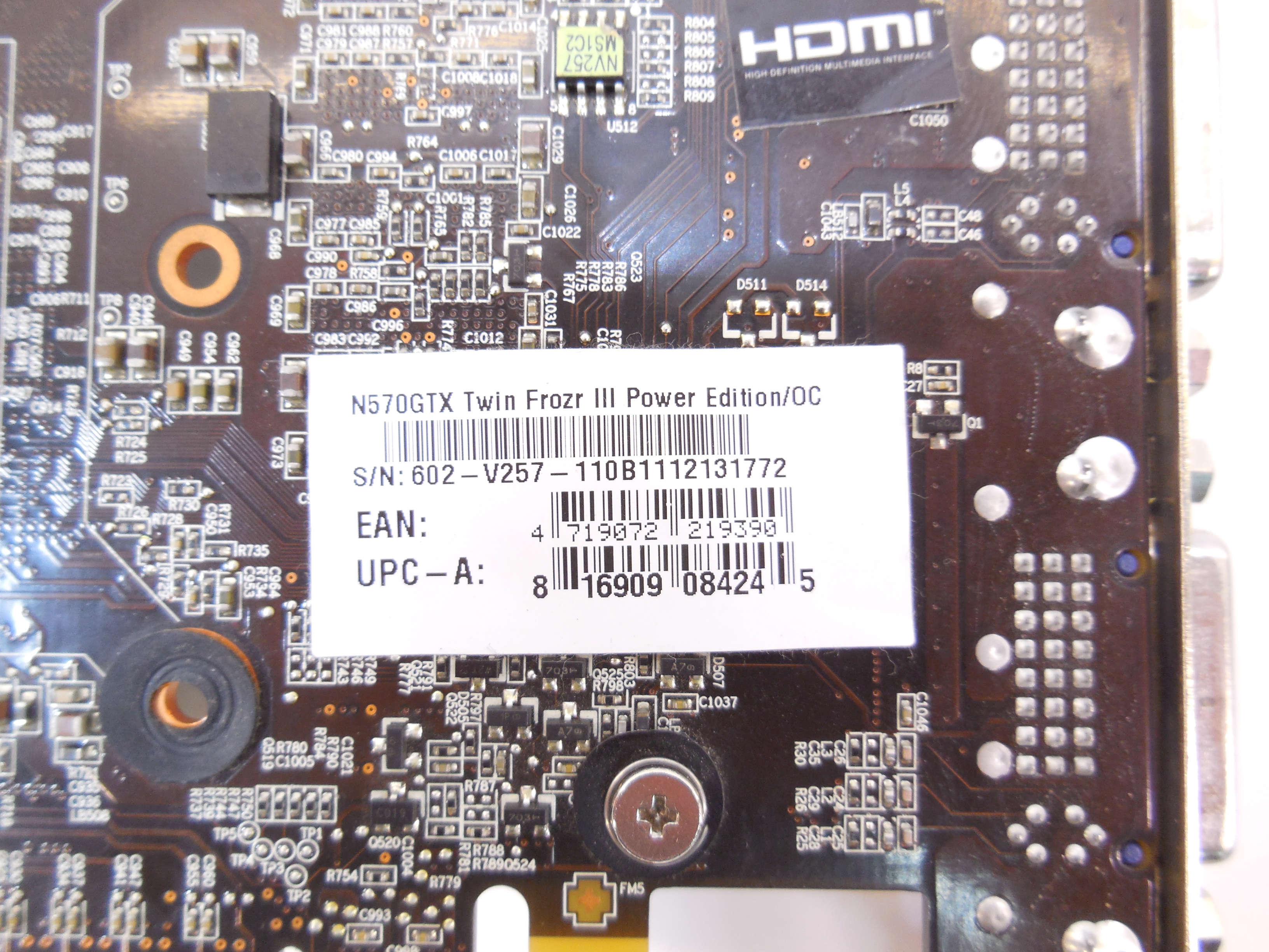 Плата видеокарты MSI GeForce GTX 570 1.3Gb - Pic n 286213