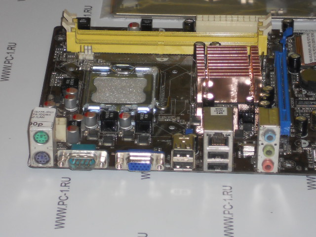 Материнская плата MB ASUS P5KPL-AM SE /S775 /PCI /PCI-E 16x /PCI-E 1x /2xSATA /2xDDRII /4xUSB /SVGA /COM /Sound /LAN /mATX /Заглушка