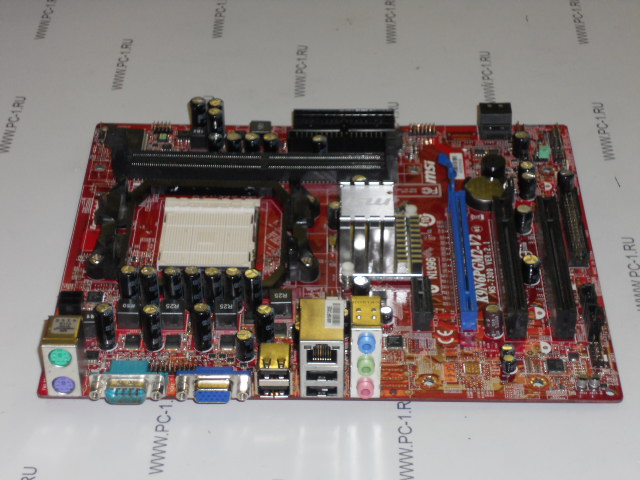 Материнская плата MSI MS-7309 K9N6PGM2-V2 SocketAM2+ GeForce 6150SE PCI-E+SVGA+LAN SATA RAID MicroATX 2DDR-II.