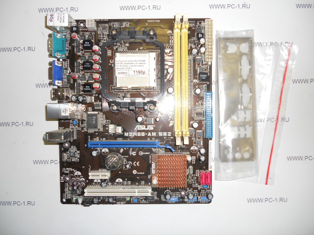 Материнская плата ASUS M2N68-AM SE2 SocketAM2+ nForce630a PCI-E/ SVGA / LAN SATA RAID MicroATX 2DDR-II