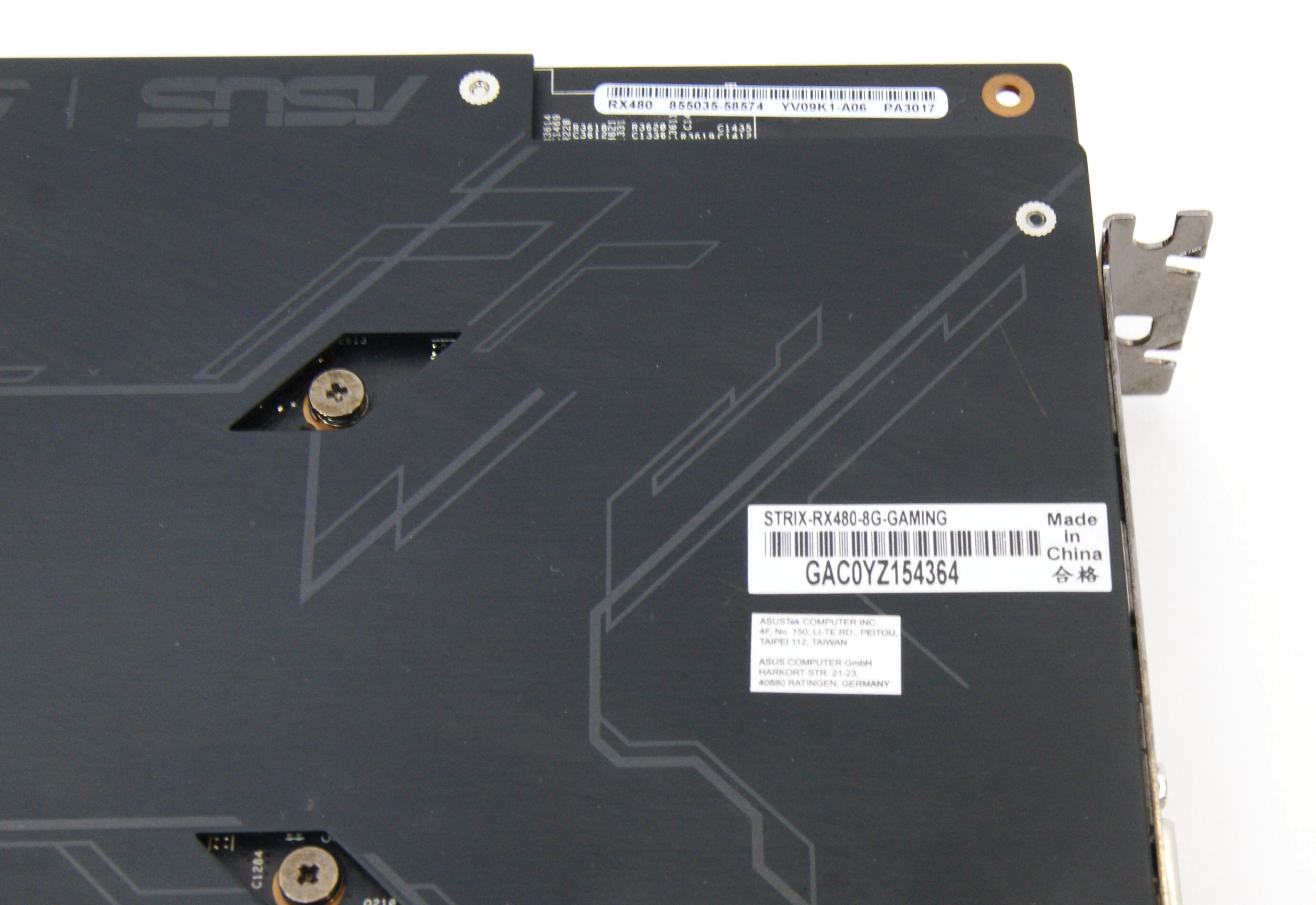 Видеокарта PCI-E ASUS Radeon RX480-8g 8Gb - Pic n 290204