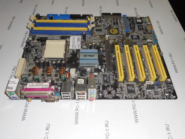 Материнская плата ASUS SK8V VIA K8T800, 1xS940, 4xDDR DIMM, AGP, встроенный звук: AC&#180;97, 5.1, Ethernet: 1000 Мбит/с, форм-фактор ATX