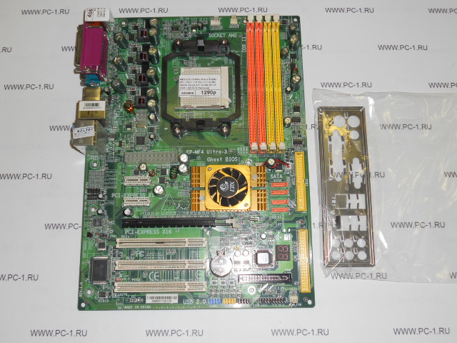 Материнская плата MB EPoX EP-MF4 Ultra-3 /Socket AM2 /3xPCI /PCI-E x16 /2xPCI-E x1 /4xDDR2 DIMM /4xSATA /Sound /LPT /COM /SPDIF /4xUSB /LAN /ATX /Заглушка