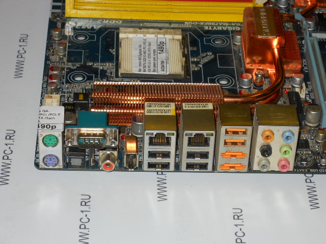 Материнская плата MB Gigabyte GA-MA790FX-DQ6 /Socket AM2 /2xPCI /2xPCI-E x16 /2xPCI-E x8 /PCI-E x1 /4xDDR2 /4xSATA /Sound /SPDIF /COM /1394 /6xUSB /2xE-SATA /2xLAN /ATX /Заглушка /Без рамки крепления