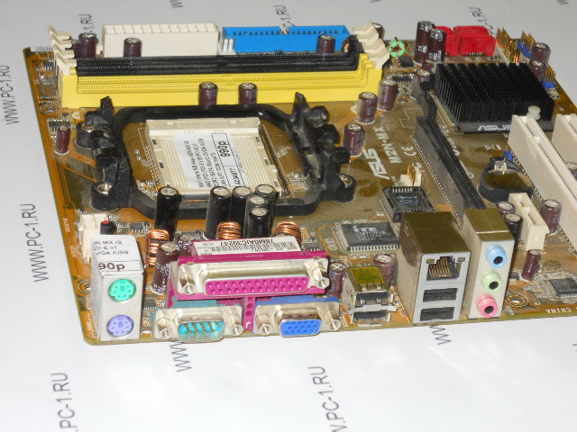 Материнская плата MB Asus M2N-MX /Socket AM2 /2xPCI /PCI-E x16 /PCI-E x1 /4xDDR2 DIMM /4xSATA /Sound /SVGA /4xUSB /LAN /LPT /COM /mATX