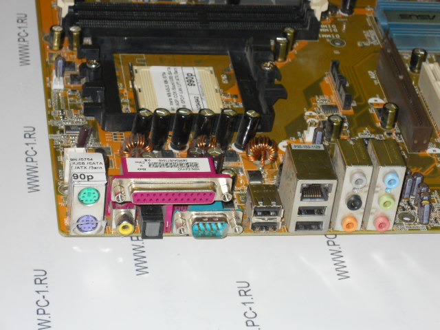 Материнская плата MB ASUS K8N /Socket 754 /5xPCI /AGP /3xDDR DIMM /Sound (6Ch) /4xUSB /2xSATA /COM /SPDIF (Optical) /LAN /LPT /ATX /Заглушка