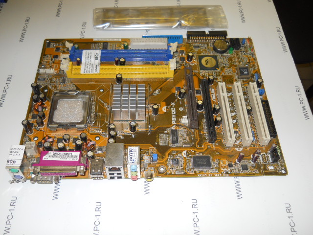 Материнская плата ASUS P5VDC-X (RTL) LGA775 < VIA PT880Ultra> AGP+PCI-E+LAN SATA RAID ATX 2DDR-II+2DDR