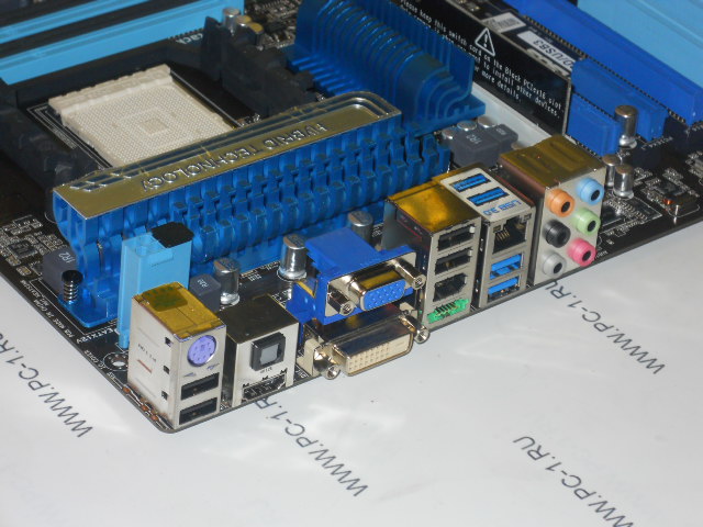 Материнская плата MB ASUS M4A89GTD Pro/USB3 /Socket AM3 /2xPCI /2xPCI-E x16 /PCI-E x1 /PCI-E x4 /4xDDR3 /6xSATA /IDE /6xUSB (2xUSB 3.0) /Sound /LAN /VGA /DVI /HDMI /1394 /E-SATA /ATX /НОВЫЙ