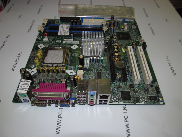 Материнская плата HP Compaq dx6100 MT Socket 775 365864-001 343104-001 Motherboard /  Intel 915G Express/ 4 x DDR/  Intel GMA 900 Graphics/ 2x IDE/ 2x Sata/ 1 x PCI-Express x1/ 1 x PCI-Express x16 Slo
