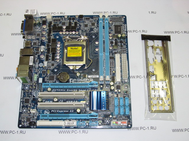 Материнская плата MB Gigabyte GA-H55M-S2H /Socket 1156 /2xPCI /2xPCI-E x16 /2xDDR3 /6xSATA /IDE /8xUSB /Sound /HDMI /VGA /DVI /mATX /НОВЫЙ