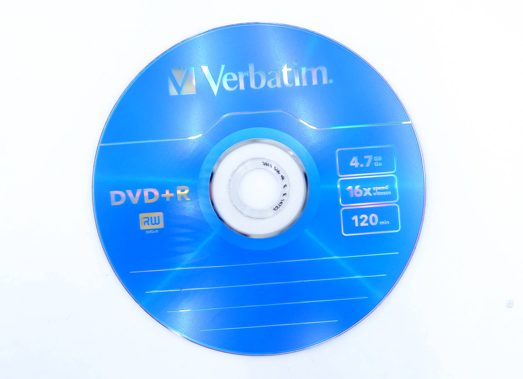 DVD+R Verbatim Slim case, DVD диск однократной записи, скорость 16x, объем  4.7 GB данных / 120 мин видео, цена за 1 штуку