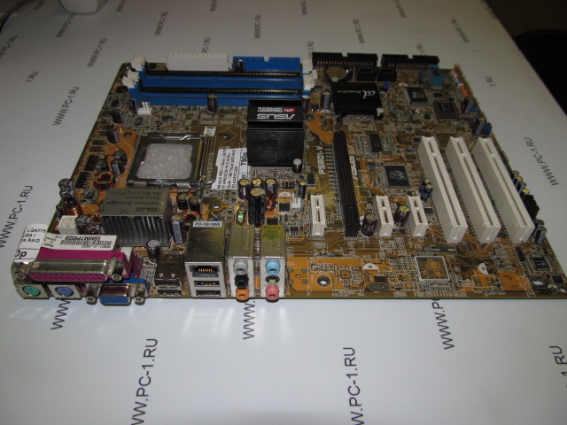 Материнская плата 775 MB ASUS P5RD1-V  ATI XPRESS 200 PCI-E /SVGA / GbLAN / 1394/ TVtuner SATA RAID ATX 4DDR PC-3200