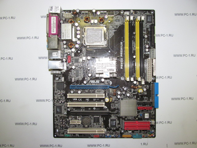 Материнская плата Socket 775 ASUS P5WD2 Premium  i955X PCI-E/ 2xGbLAN / 1394 SATA RAID ATX 4DDR-II PC2-6400
