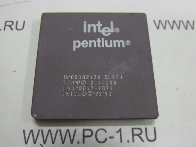 Процессор Socket 7 Intel Pentium 120MHz /FSB 60 /3.3V /SL27J