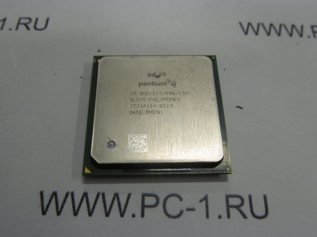 Процессор Socket 478 Intel Pentium IV 2.0GHz /512k /400FSB /1.5V /SL5YR