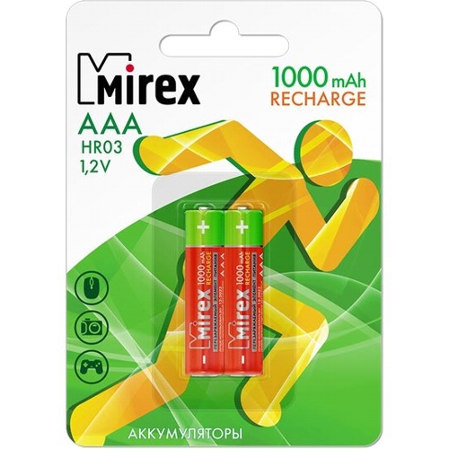 Аккумулятор ААА 1000мА-ч Ni-Mh 1.2В 2штуки - Pic n 297820
