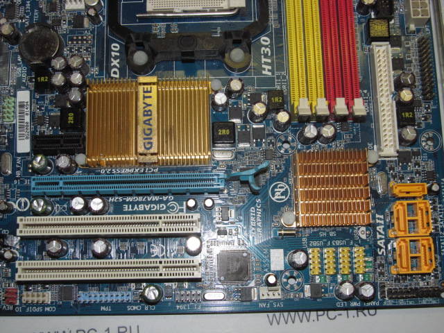 Материнская плата MB Gigabyte GA-MA78GM-S2H /Socket AM2+ /PCI-E 16x /PCI-E 1x /2xPCI /4xDDR2 /Sound /4xUSB /5xSATA /1394 /e-SATA /LAN /SPDIF /DVI /SVGA /HDMI /mATX /заглушка