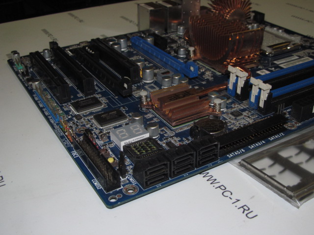 Материнская плата MB ABIT IP35 Pro /Socket 775 /2xPCI-E 16x /PCI-E 1x /3xPCI /4xDDR2 /6xSATA /4xUSB /1394 /Optical SPDIF /2x e-SATA /2x Gigabit LAN /Sound /ATX /заглушка