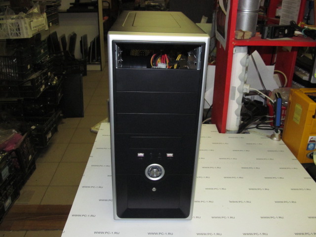 Корпус ATX, Midi-Tower JNC RJA S608 с блоком питания 400W /5.25 x4, 3.5 x6 /Front USB /BOX /НОВЫЙ