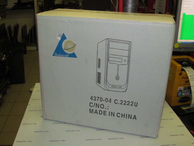 Корпус mATX, Midi-Tower LinkWorld LC437-04 Black с блоком питания 350W /5.25 x2, 3.5 x3 /Front USB, Audio /BOX /НОВЫЙ