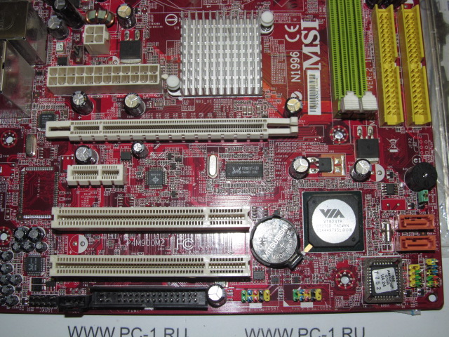 Материнская плата MB MSI P4M900M2 /Socket 775 /2xDDR2 /PCI-E x16 /2xPCI /PCI-E x1 /2xSATA /4xUSB /VGA /Sound /LAN /LPT /COM /mATX /Заглушка