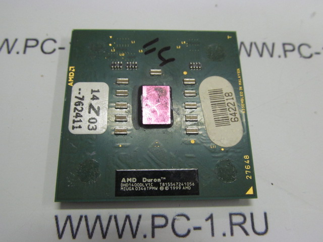 Процессор Socket 462 AMD Duron (1.4GHz) /DHD1400DLV1C