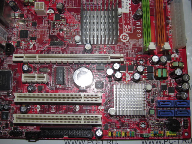 Материнская плата MB MSI G31M (MS-7379) /Socket 775 /2xPCI /PCI-E x16 /PCI-E x1 /2xDDR2 /4xSATA /Sound /VGA /4xUSB /COM /LAN /mATX /заглушка