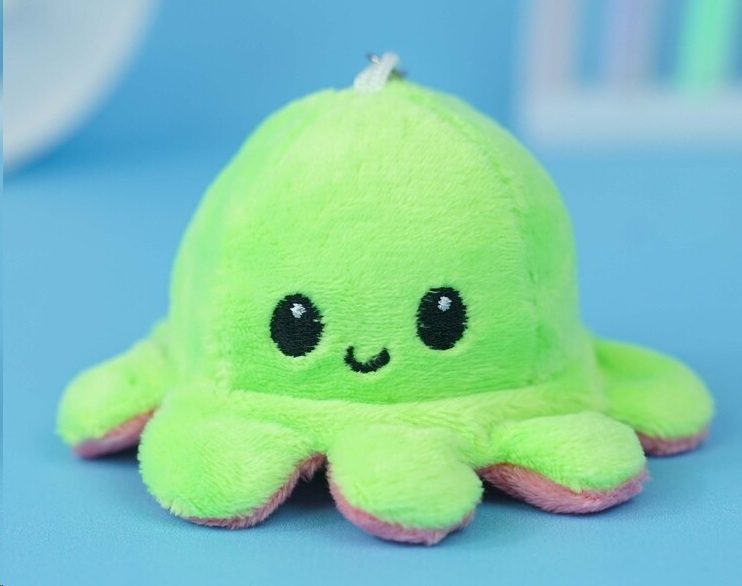 Мягкий брелок-перевертыш Осьминожек 10см - Pic n 301166