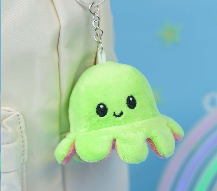 Мягкий брелок-перевертыш Осьминожек 10см - Pic n 301166